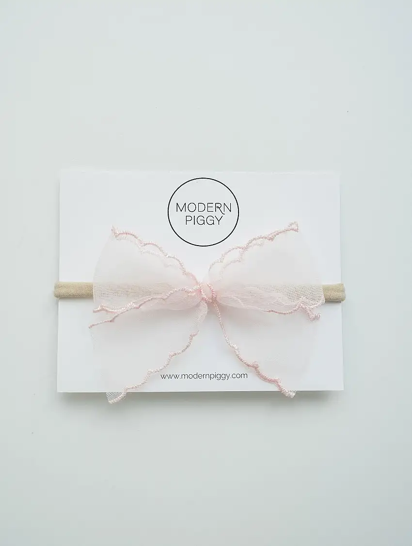 Pink Mist | Ribbon Bow