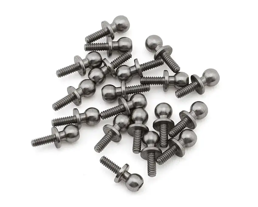 UpGrade RC Stainless Steel Ball Studs w/Hex Drive for Losi® Micro-B™ & Micro-T™ (20)