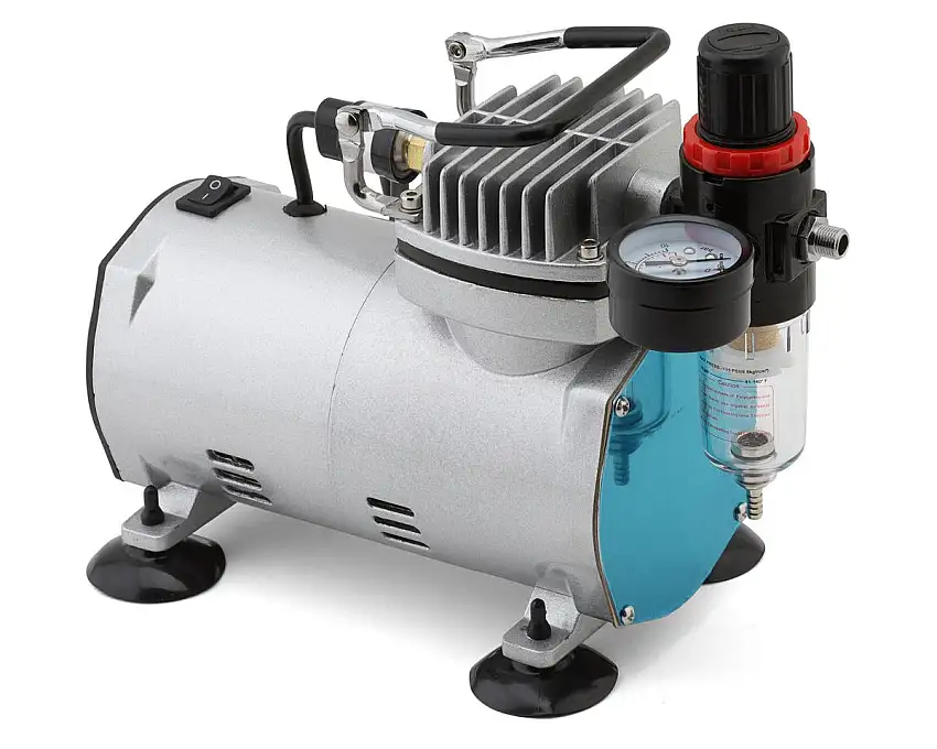 UpGrade RC S-20BK Airbrush Oil-Less Mini Air Compressor (Piston Type)