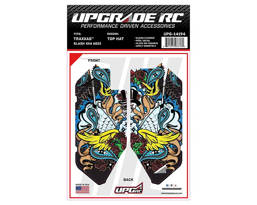 UpGrade RC Chassis Protector for Traxxas® Slash® 4x4 (TopHat) (1)