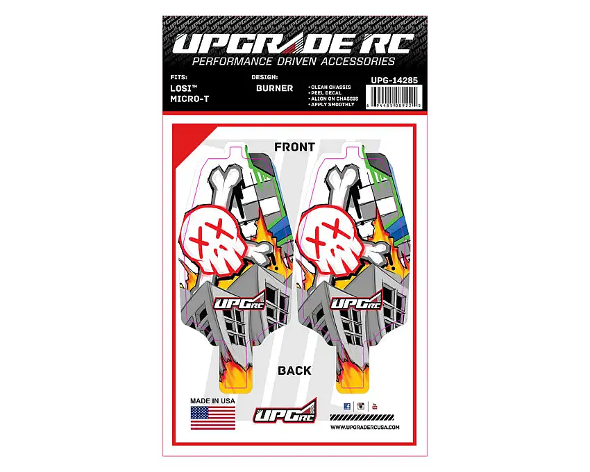 UpGrade RC Chassis Protector for Losi® Micro-T (Burner) (2)