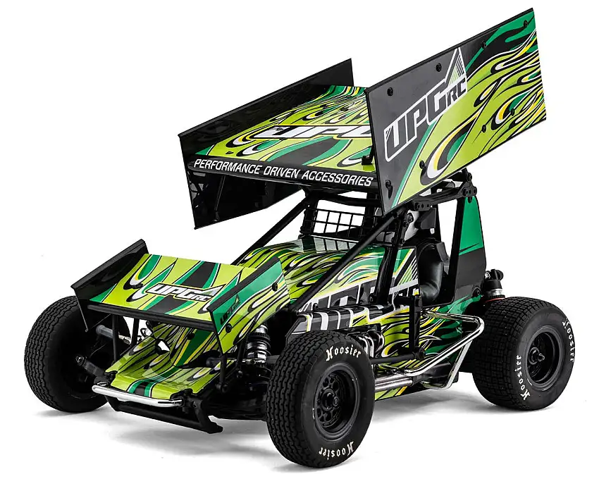 UpGrade RC "Flame" Graphic Set for Losi® 22S™ Sprint Car (Green)