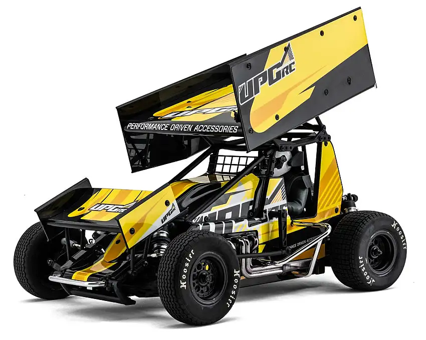 UpGrade RC "Vector" Graphic Set for Losi® 22S™ Sprint Car (Yellow)