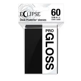 UPI15625 Ultra Pro Eclipse Gloss Small Sleeves: Jet Black (60)