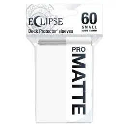 UPI15636 Ultra Pro Eclipse Matte Small Sleeves: Arctic White (60)