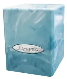 UPI16354 Ultra Pro Marble Satin Cube - Light Blue / White