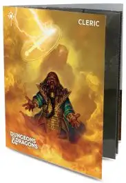 UPI18594 Ultra Pro Dungeons and Dragons RPG: Cleric - Class Folio with Stickers