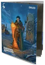 UPI18595 Ultra Pro Dungeons and Dragons RPG: Druid - Class Folio with Stickers