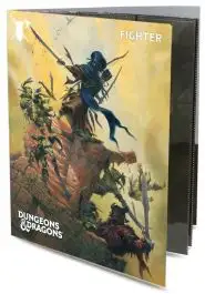 UPI18596 Ultra Pro Dungeons and Dragons RPG: Fighter - Class Folio with Stickers