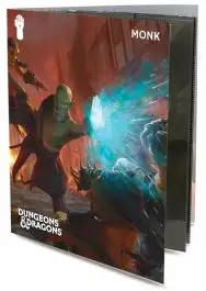 UPI18597 Ultra Pro Dungeons and Dragons RPG: Monk - Class Folio with Stickers