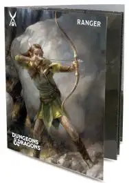 UPI18599 Ultra Pro Dungeons and Dragons RPG: Ranger - Class Folio with Stickers