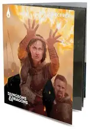 UPI18601 Ultra Pro Dungeons and Dragons RPG: Sorcerer - Class Folio with Stickers