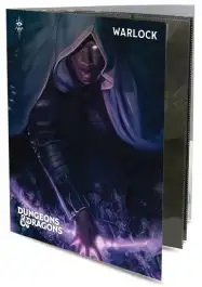 UPI18602 Ultra Pro Dungeons and Dragons RPG: Warlock - Class Folio with Stickers