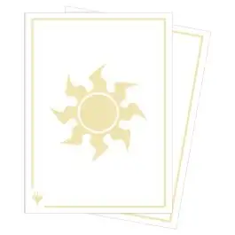 UPI19931 Ultra Pro Magic the Gathering CCG: Mana 8 - 105ct Apex Deck Protector sleeves - Plains