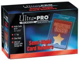 UPI81150 Ultra Pro Semi-Rigid 1/2 Lip Sleeves 200ct