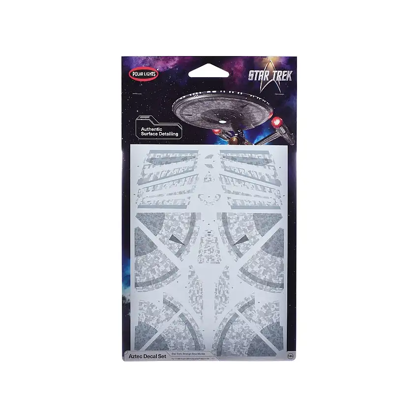 USS Enterprise NCC-1701 Aztec Decal Set "Star Trek: Strange New Worlds" (2022-Current) TV Series 1/1000 Scale by Polar Lights