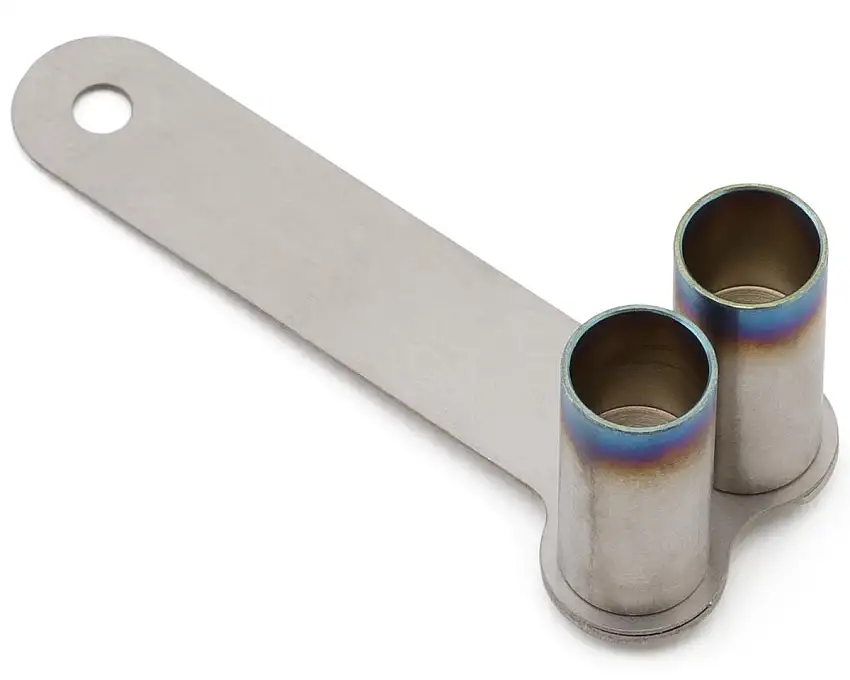 Usukani 19mm Stainless Steel 1/10 Scale Exhaust Pipe (3mm LED/Planar)