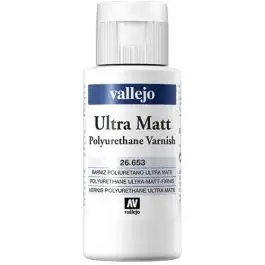 VAL26653 Vallejo Auxillary Products: Ultra Matt Polyurethane Varnish 60ml