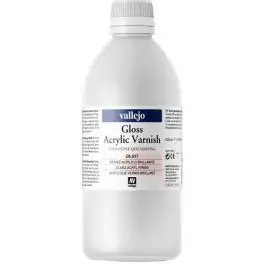 VAL28517 Vallejo Auxillary Products: Gloss Acrylic Varnish 500ml