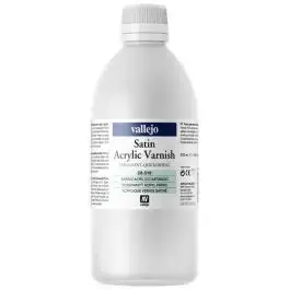 VAL28519 Vallejo Auxillary Products: Satin Acrylic Varnish 500ml