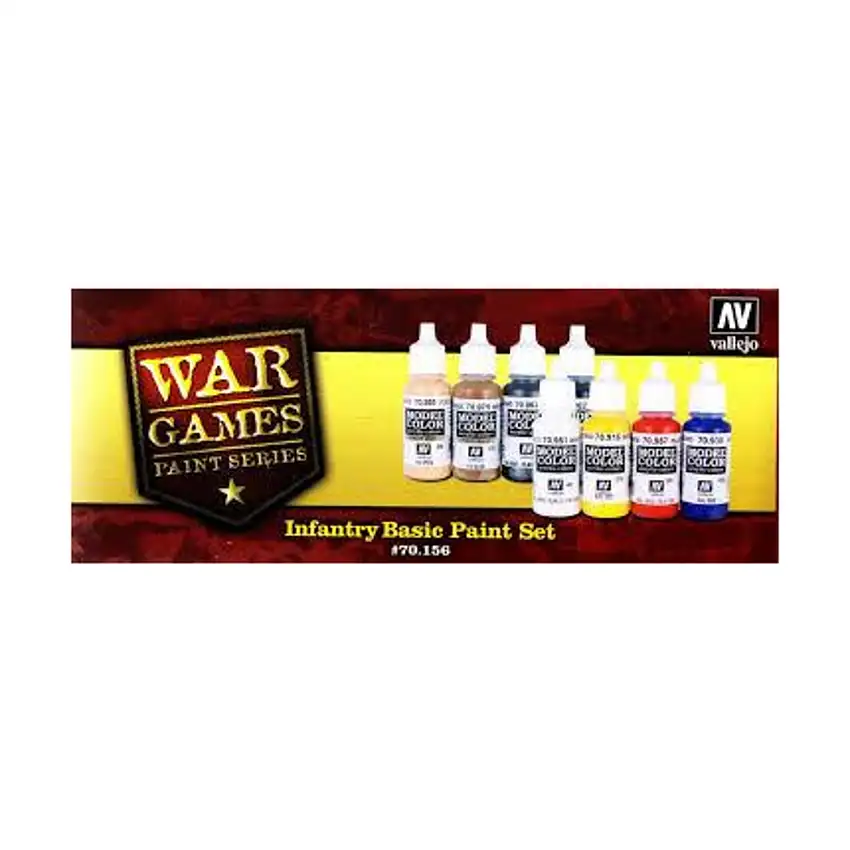 War Games - Infantry Basic Paint Set