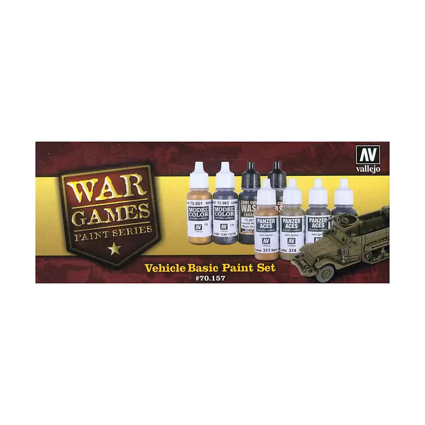 War Games - Vehicle Basic Paint Set
