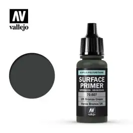 VAL70607 Acrylicos Vallejo Auxiliary Products: U.K. Bronze Green Primer (18 ml)