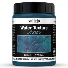 VJP26202 Acrylicos Vallejo Diorama Effects: Water: Mediterranean Blue (200 ml.)