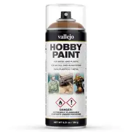 VJP28014 Acrylicos Vallejo Spray: Leather Brown (400 ml.)