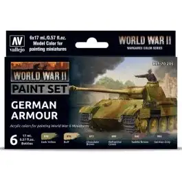 VJP70205 Acrylicos Vallejo Model Color: WWII: Set: German Armour