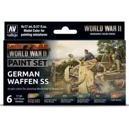 VJP70207 Acrylicos Vallejo Model Color: WWII: Set: German Waffen SS