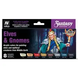 VJP70242 Vallejo MC: Fantasy: Elves & Gnomes (8)