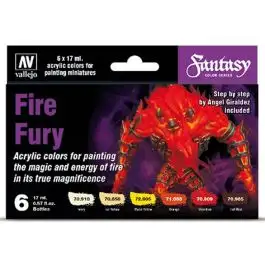 VJP70243 Vallejo MC: Fantasy: Fire Fury (6)
