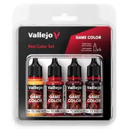 VJP72377 Vallejo Game Color: Red Color Set