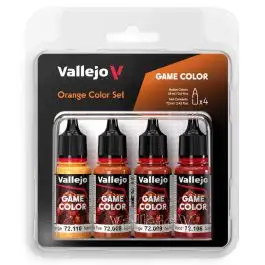 VJP72381 Vallejo Game Color: Orange Color Set