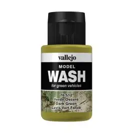 VJP76512 Acrylicos Vallejo Model Wash: Wash: Dark Green (35 ml.)