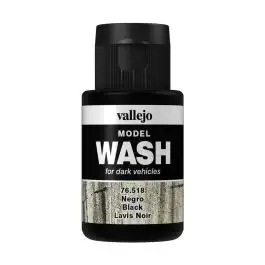 VJP76518 Acrylicos Vallejo Model Wash: Wash: Black (35 ml.)