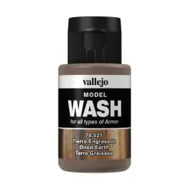 VJP76521 Acrylicos Vallejo Model Wash: Wash: Oiled Earth (35 ml.)