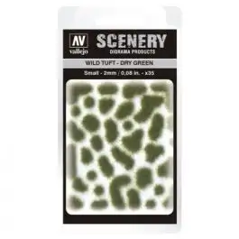 VJPSC401 Acrylicos Vallejo Scenery: Wild Tuft: Dry Green: Small