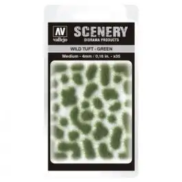 VJPSC406 Acrylicos Vallejo Scenery: Wild Tuft: Green: Medium