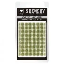 VJPSC407 Acrylicos Vallejo Scenery: Wild Tuft: Light Green: Medium
