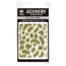 VJPSC408 Acrylicos Vallejo Scenery: Wild Tuft: Beige: Medium