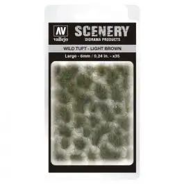 VJPSC418 Acrylicos Vallejo Scenery: Wild Tuft: Light Brown: Large