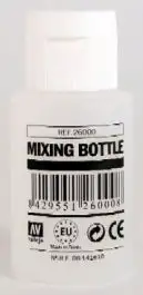 VLJ-26000 Vallejo 35ml Empty Flip-Top Mixing Bottle (12/pk)