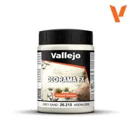 VLJ-26215 Vallejo 200ml Bottle Grey Sand Ground Diorama FX