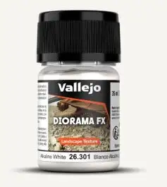 VLJ-26301 Vallejo 35ml Bottle Alkaline White 0.5-1mm Landscape Diorama FX