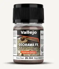 VLJ-26304 Vallejo 35ml Bottle Mars Red 0.2-0.6mm Landscape Diorama FX