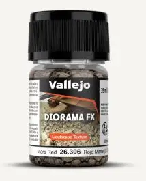 VLJ-26306 Vallejo 35ml Bottle Mars Red 2-5mm Landscape Diorama FX