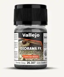 VLJ-26307 Vallejo 35ml Bottle Granite Grey 0.2-0.6mm Landscape Diorama FX