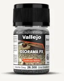VLJ-26308 Vallejo 35ml Bottle Granite Grey 0.5-2mm Landscape Diorama FX